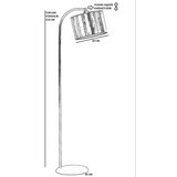 Opviq podna lampa azra 941RTN1341