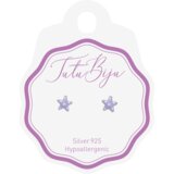 Tutu Biju Modni uhančki Star 6.0 mm - Silver Lilac - TST60S005 Cene