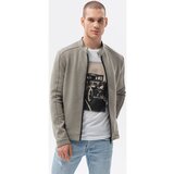 Ombre Puloverji Moška prehodna jakna (C453BROWN) pisana | Shoptok.si