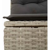  Sjedeća garnitura za vrt 7 kom. Svjetlosiva poliratan | shoptok.hr