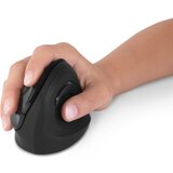 Connect IT CMO-2700-BK - Ergonomski bežični miš sa podesivim DPI 800/1200/1600, napajanje 1x AA, crne boje | Eponuda.com