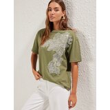 Trendyol Ženska majica TWOSS25TS00045, Kaki | Eponuda.com