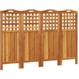 Maison Chic Paravan - Sobne pregrade 4-delni 162x2x115 cm trden akacijev les, (22111784) | Shoptok.si