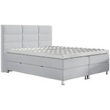 CARRYHOME POSTELJA Z VZMETNICO 160 cm x 200 cm , tekstil sivobež | Shoptok.si