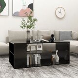 vidaXL Klubska mizica črna 100x50x40 cm iverna plošča, (20624977) Cene