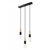  Luster na sajli SIMON 3xE27/60W/230V crne boje | Eponuda.com