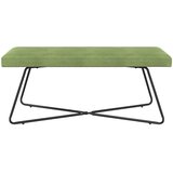  Klupa Svijetlo zelena 110 x 40 x 45 cm Baršun | Eponuda.com