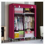 HOMEMATE Prenosivi garderober bordo boje 170*105*45 | ePonuda.com