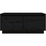  Klubska mizica črna 80x50x35 cm trdna borovina, (20711607) | Shoptok.si