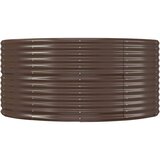  Visoka greda rjava 291x140x68 cm prašno premazano jeklo, (20758931) | Shoptok.si