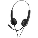 Genius HS-220U (31710020400) črne, lahke slušalke z mikrofonom za online komunikacijo, (5000368393) | Shoptok.si