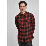 UC Men Plaid Flannel Shirt 6 - black/red Cijene