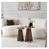 Hanah home Klubska mizica Ranor (Zlata/oreh) | Shoptok.si