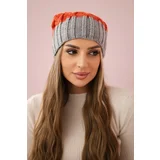 Kesi Cap with fleece Milano K203 foxy+gray