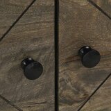  Stolić za kavu crni 80 x 50 x 40 cm od masivnog drva manga | shoptok.hr