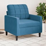 vidaXL fotelj moder 60 cm žamet | Shoptok.si