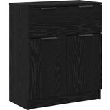 vidaXL Strani šal 3 pcs Črni hrast 60 x 30 x 70 cm Konstruiran les | Shoptok.si