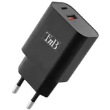 CHPD30W2 zidni punjač sa usb-a+usb-c konektorima, 30W