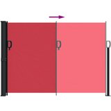  Uvlačiva bočna tenda 140 x 600 cm crvena | shoptok.hr