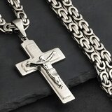  Muška ogrlica RE-32528 - Srebrna/60cm KP32528 | shoptok.hr
