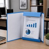 Blue Office Folder with Elastic Band for Documents A4/4.5 cm | shoptok.hr