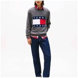 Tommy Jeans Puloverji TJM REG MELANGE FLAG SWE Siva | Shoptok.si