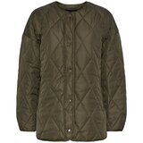 Pieces Prehodna jakna 'STELLA' temno zelena | Shoptok.si
