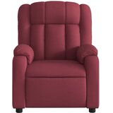  Naslonjač od tkanine crvena boja vina | shoptok.hr