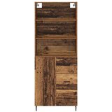  Visok predalnik 2 pcs Star les Inženirski les in steklo, (5000108174) | Shoptok.si
