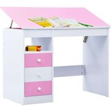  Dječji nagibni stol za učenje i crtanje ružičasto-bijeli | shoptok.hr