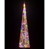  Akrilni ukrasni stožac s LED svjetlima raznobojni 90 cm | shoptok.hr