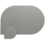Kela PODMETAČ ZA STOL EDEL, 45x30x0,17cm PU-KOŽA SVJETLOSIVA | shoptok.hr