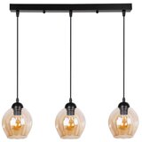 Candellux Lighting Crna visilica sa staklenim sjenilom 14x70 cm Aspa - | shoptok.hr