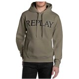 Replay maslinasti muški logo duks Cene