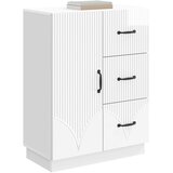  Kreveta s ladicama Bijela visokog sjaja 66 x 34,5 x 87 cm | shoptok.hr