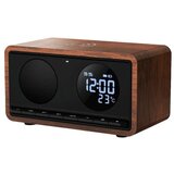 Manta budilica FM, BT, QI punj, veliki zaslon, microSD, baterija, crni RDI912B | shoptok.hr