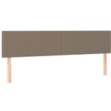  Box spring postelja z vzmetnico LED taupe 180x200 cm blago | Shoptok.si