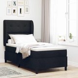  s opruga kutije s uzglavljem Crna 100 x 200 cm tkanina | shoptok.hr