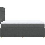  Krevet box spring s madracem tamnosivi 120 x 190 cm tkanina | shoptok.hr