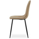  PADVA stolica - baršunasto smeđe / crne noge x 2 | shoptok.hr