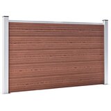  Vrtna ograda WPC 180 x 105 cm smeđa | shoptok.hr