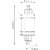  Feiss FE-FUSION1-PNBR - Zidno svetlo FUSION 1xE27/60W/230V | Eponuda.com