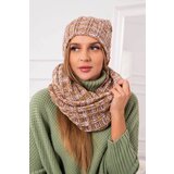 Kesi Women's fleece set 4 Pory Roku K263 camel+white | shoptok.hr