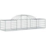  Obokane gabion košare 8 kosov 200x50x40/60 cm pocinkano železo, (20758267) | Shoptok.si