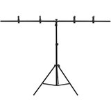  Stalak za pozadinu u obliku slova T crni 151x60x(70-200) cm | shoptok.hr