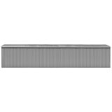 vidaXL vrtna lopa siva 257x990x181 cm pocinkano jeklo | Shoptok.si