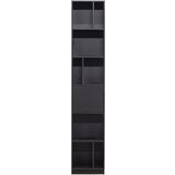 WOOOD Črn regal iz masivnega bora 40x210 cm Finca – Cene