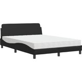  Krevet s madracem Dover crni 140 x 190 cm od umjetne kože | shoptok.hr