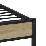 Metalni okvir kreveta bez madraca boja hrasta sonome 135x190 cm | shoptok.hr