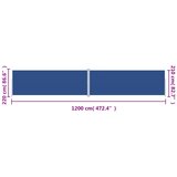  Uvlačiva bočna tenda plava 220 x 1200 cm | shoptok.hr